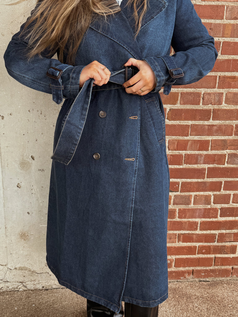 Denim Trench