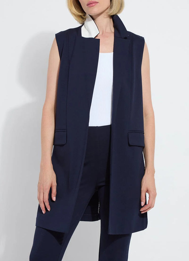 Lysse | Vivienne Ponte Sleeveless Long Vest