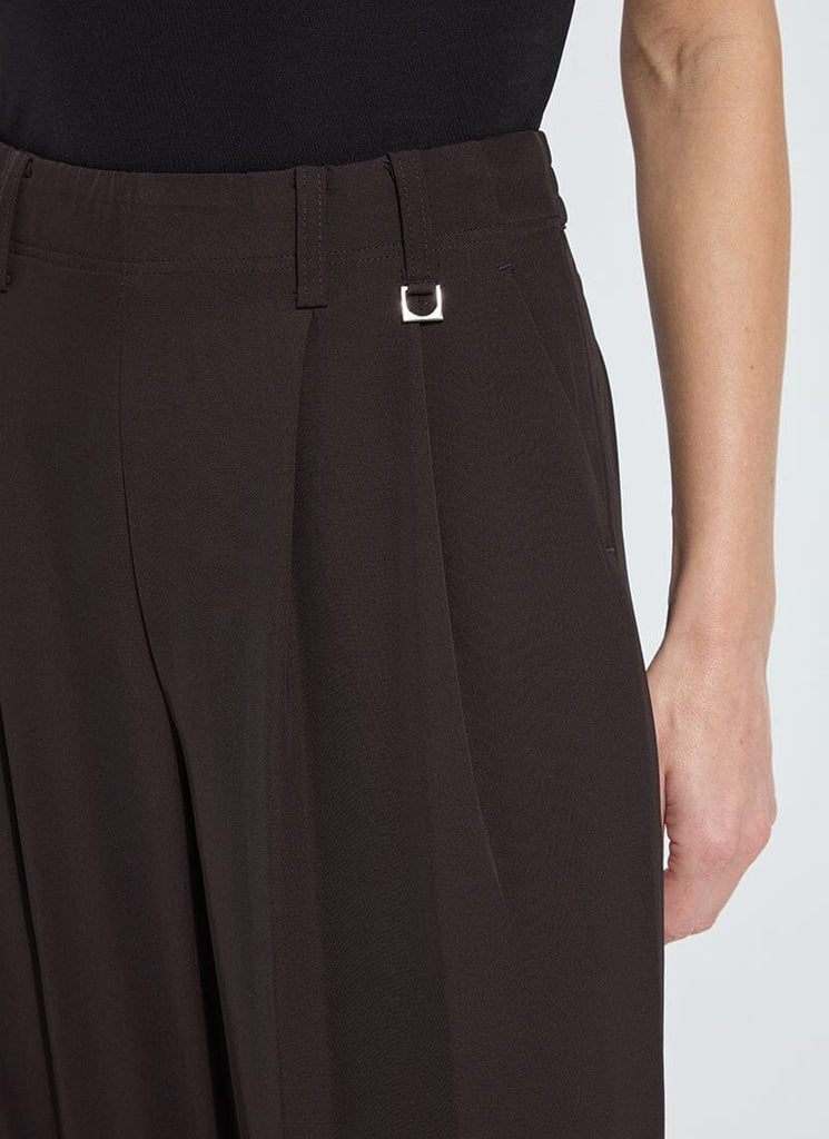 Darcy Pleated Trouser Espresso