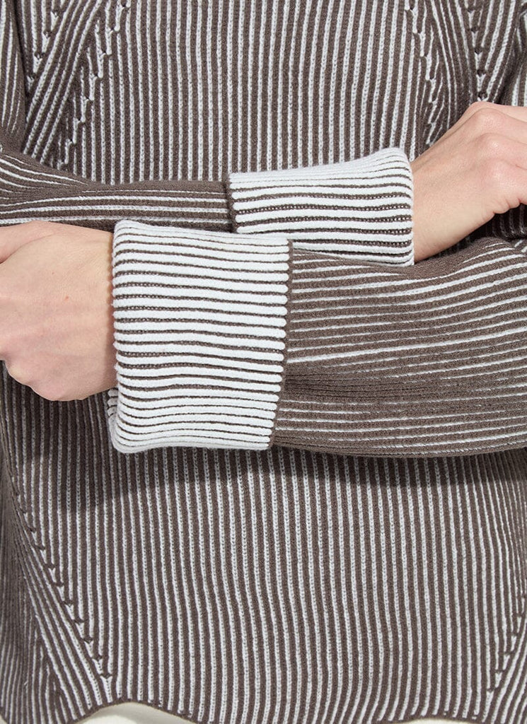Hyacinth Scallop Edge Sweater