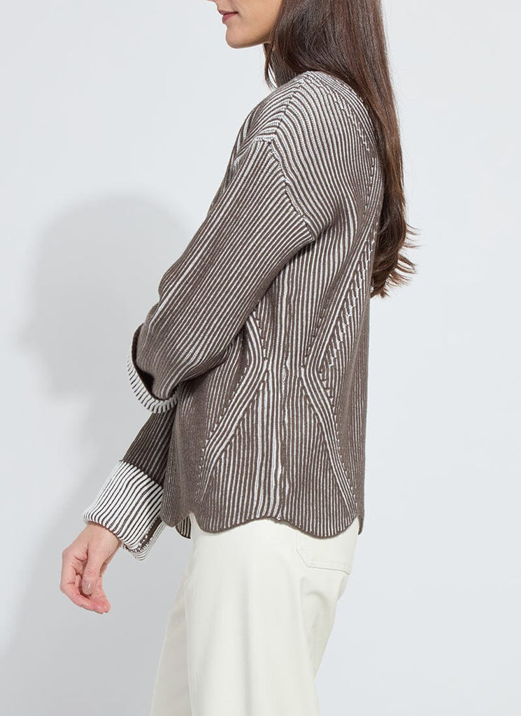 Hyacinth Scallop Edge Sweater