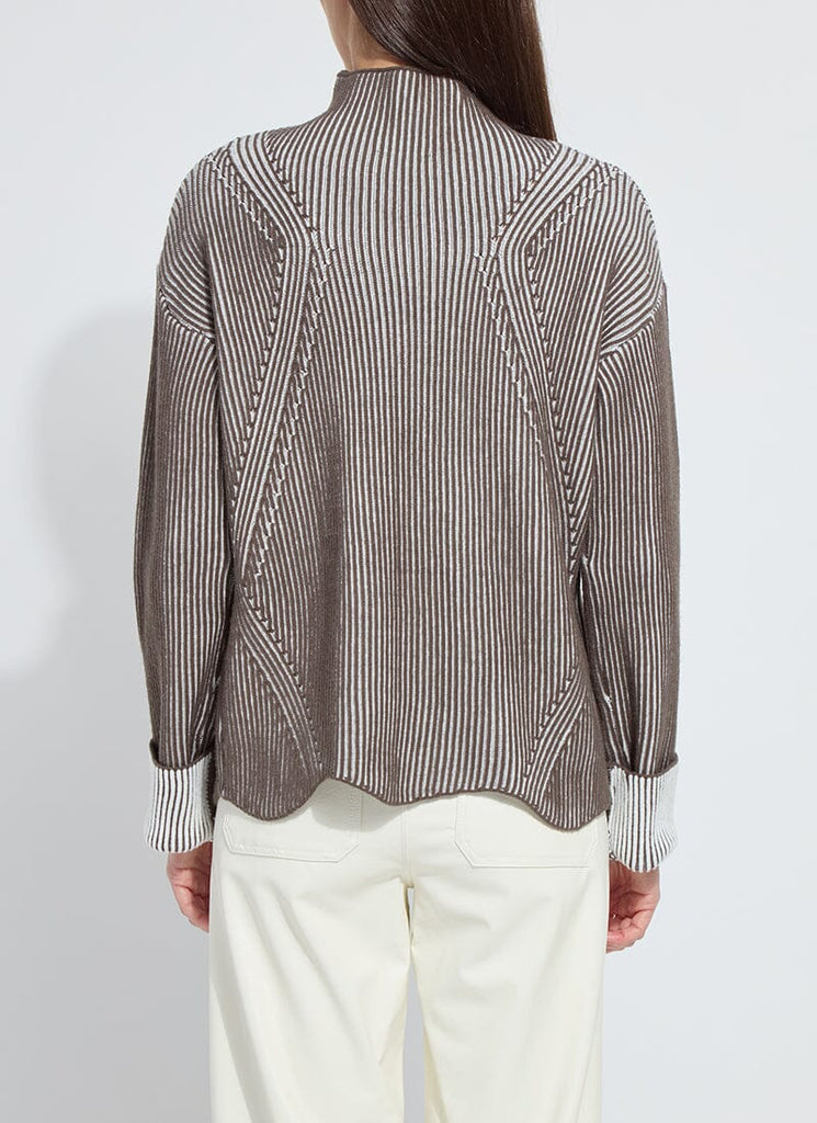 Hyacinth Scallop Edge Sweater