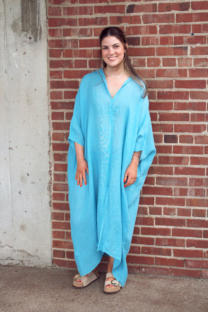 linen kaftan dress Linen Kaftan