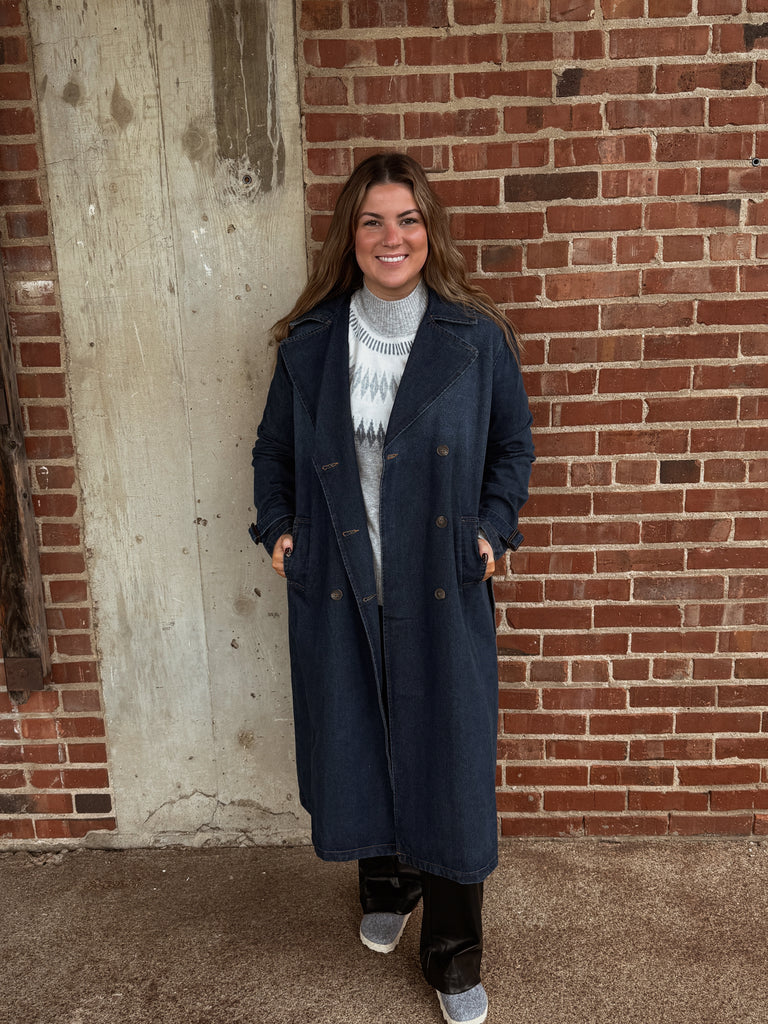 Denim Trench