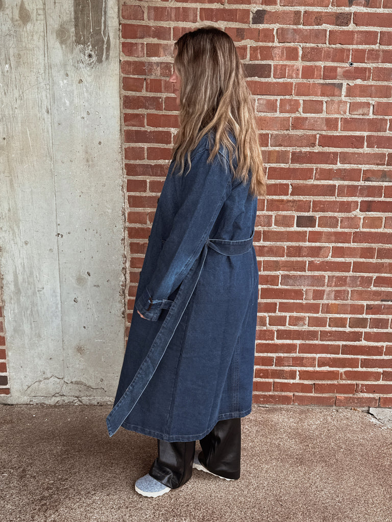 Denim Trench