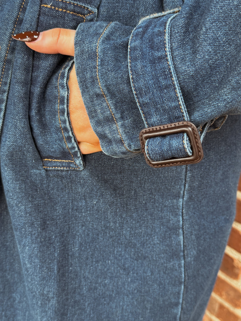 Denim Trench