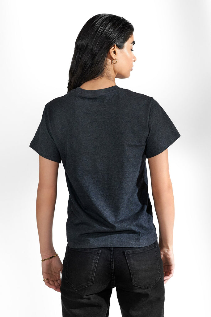 Crew Neck Tee - Dark Grey