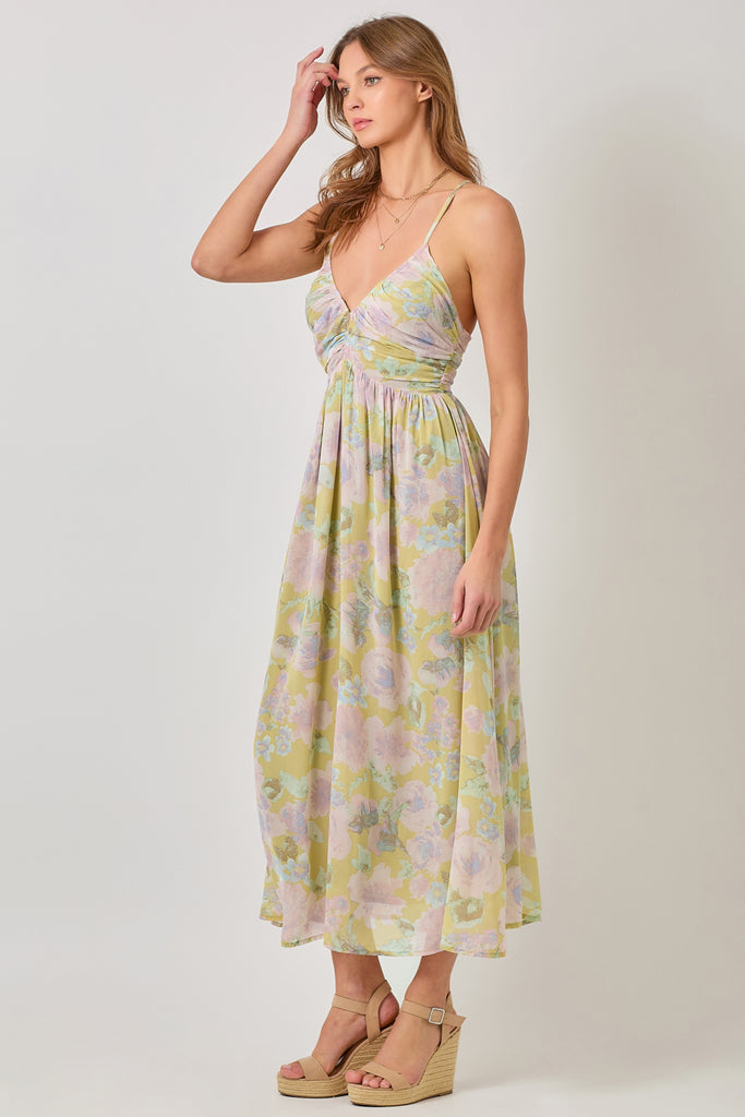 Lemon Green Dress