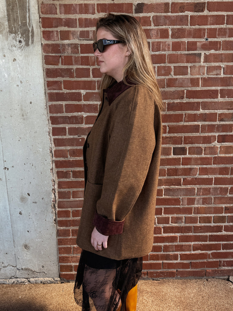 Corduroy Collar Jacket