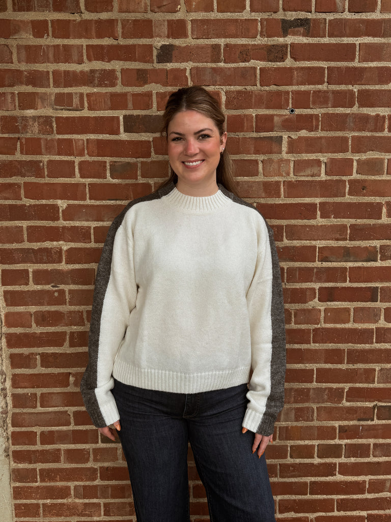 Colorblock Crew Sweater