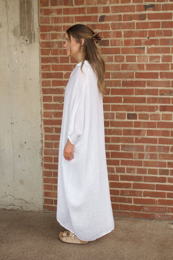 white linen kaftan dress White Linen Kaftan Dress, Linen White Summer Kaftan, Linen Loose Beach Kaftan Dress, Beach Cover Up, Gift for Her, Mothers Day Gift