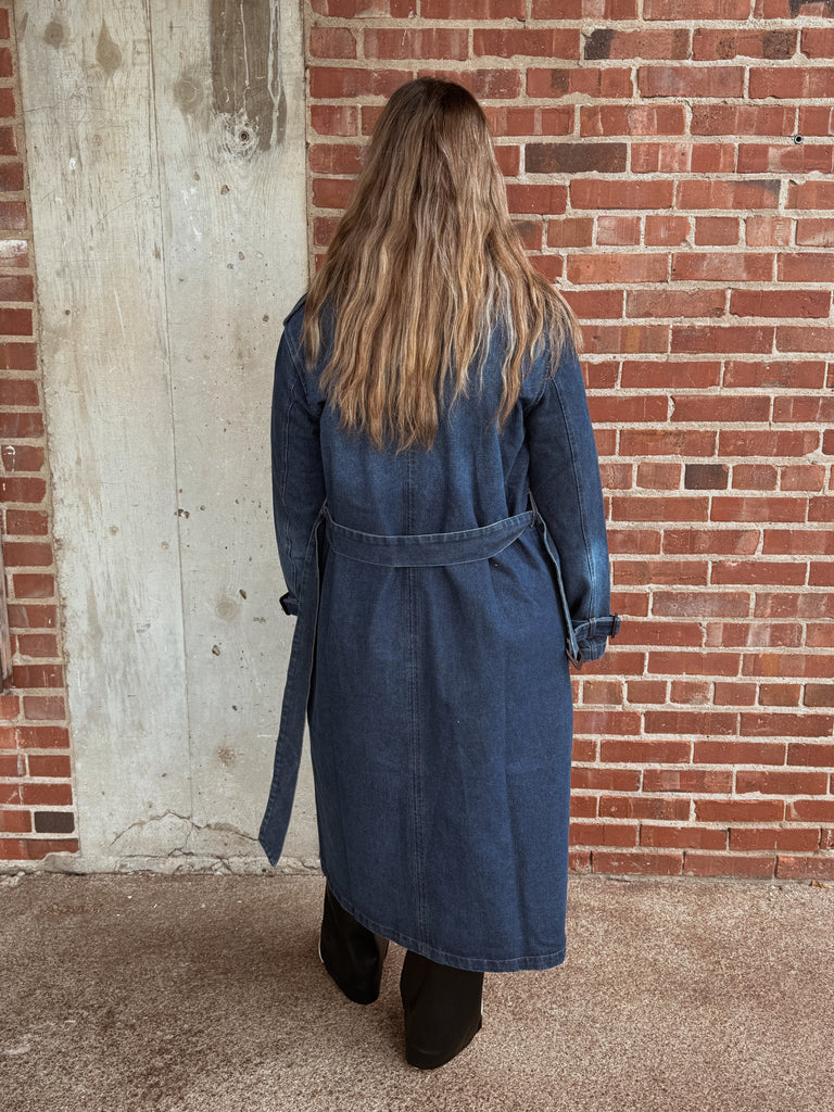 Denim Trench