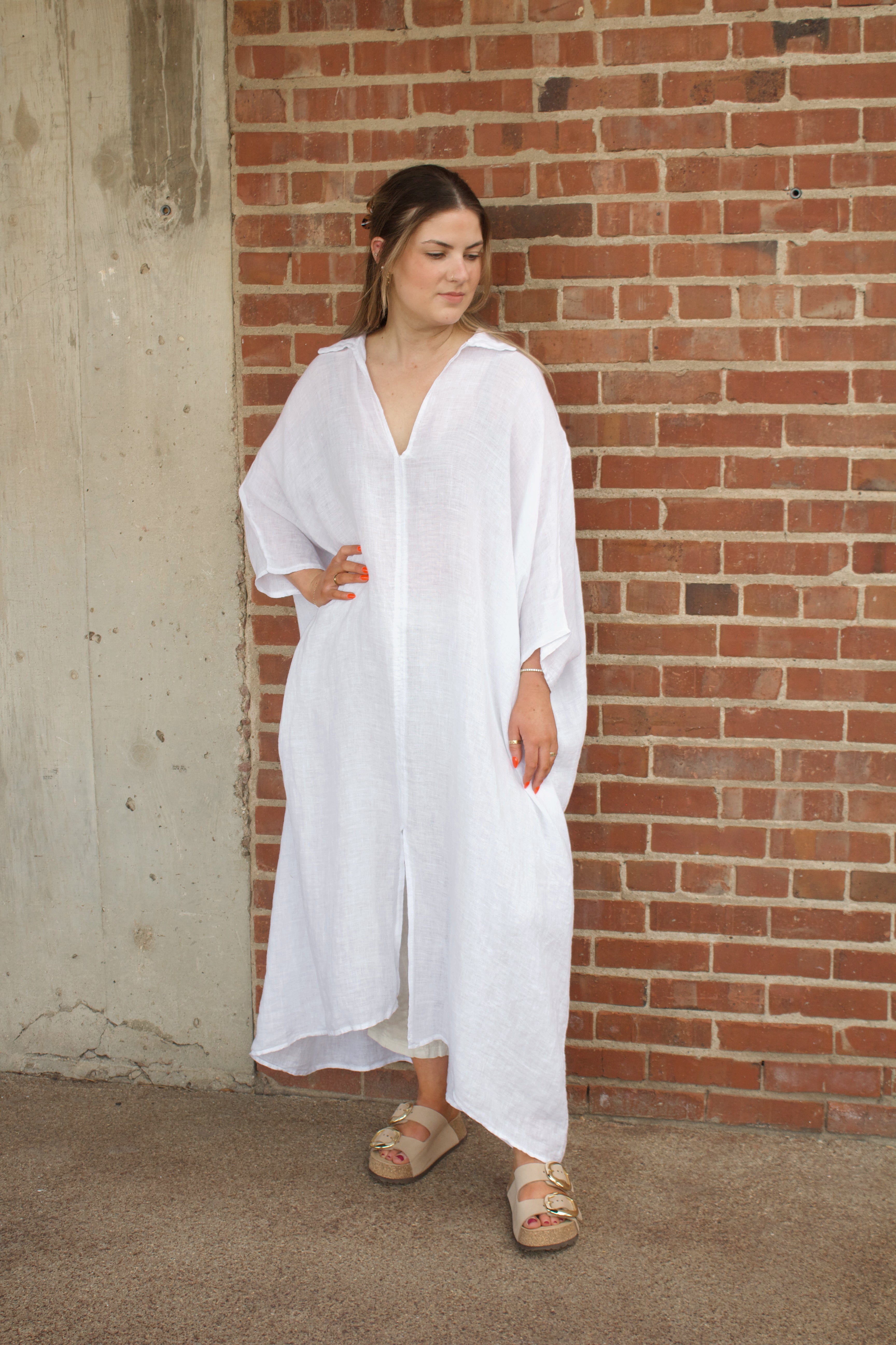 Linen Kaftan | Threads