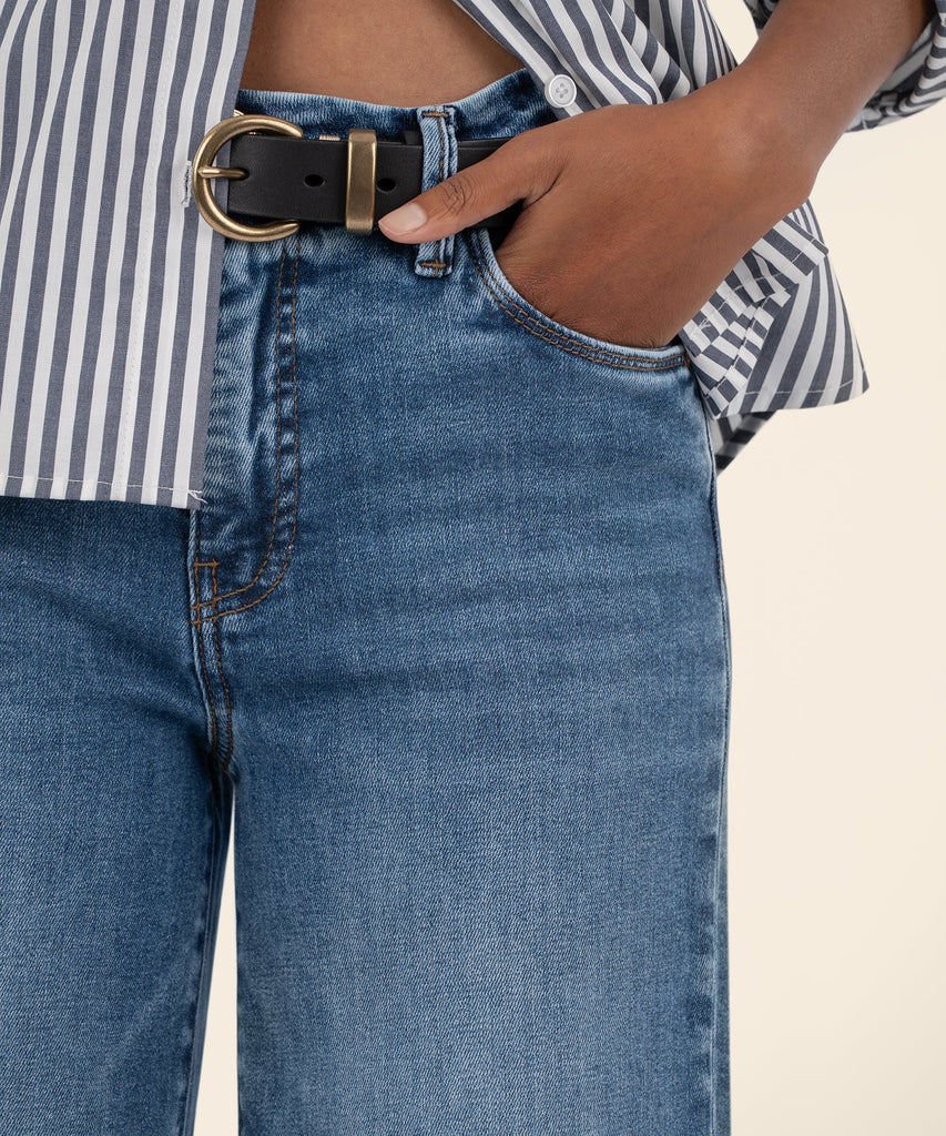 Meg High Rise Toughness Wash Denim