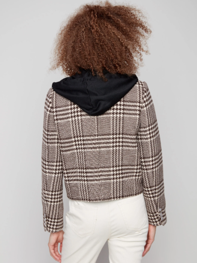 Glenn Plaid Hooded Jacket