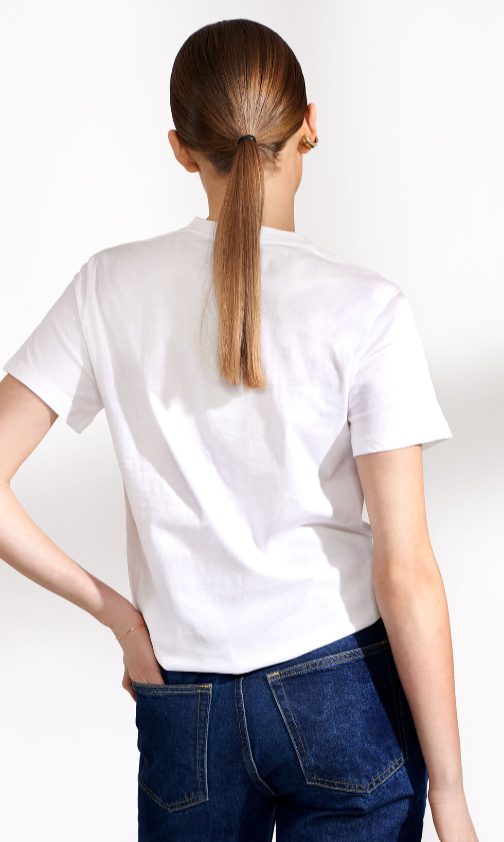 Crew Neck Tee - White