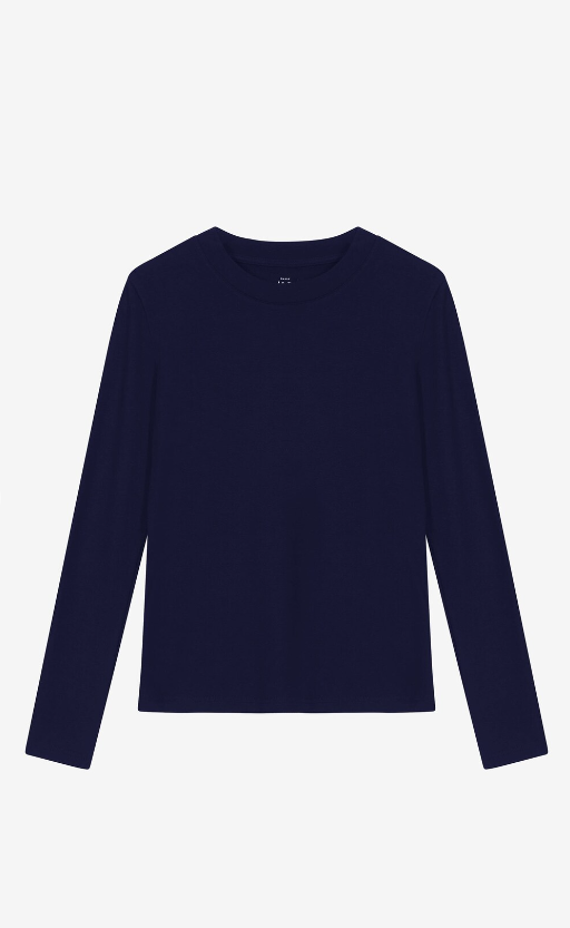 Long Sleeve Soft Fiber - Navy