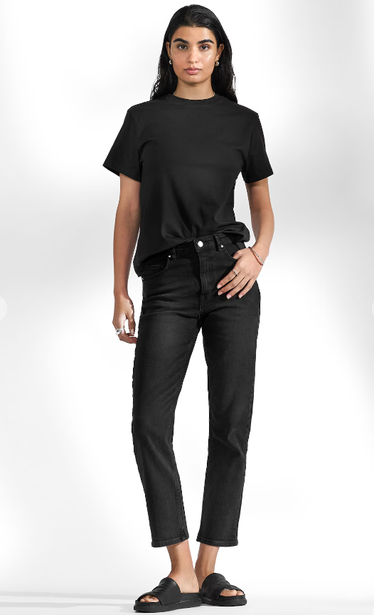 Crew Neck Tee - Black